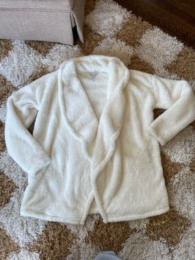 Lucky Brand Cream Sherpa Jacket